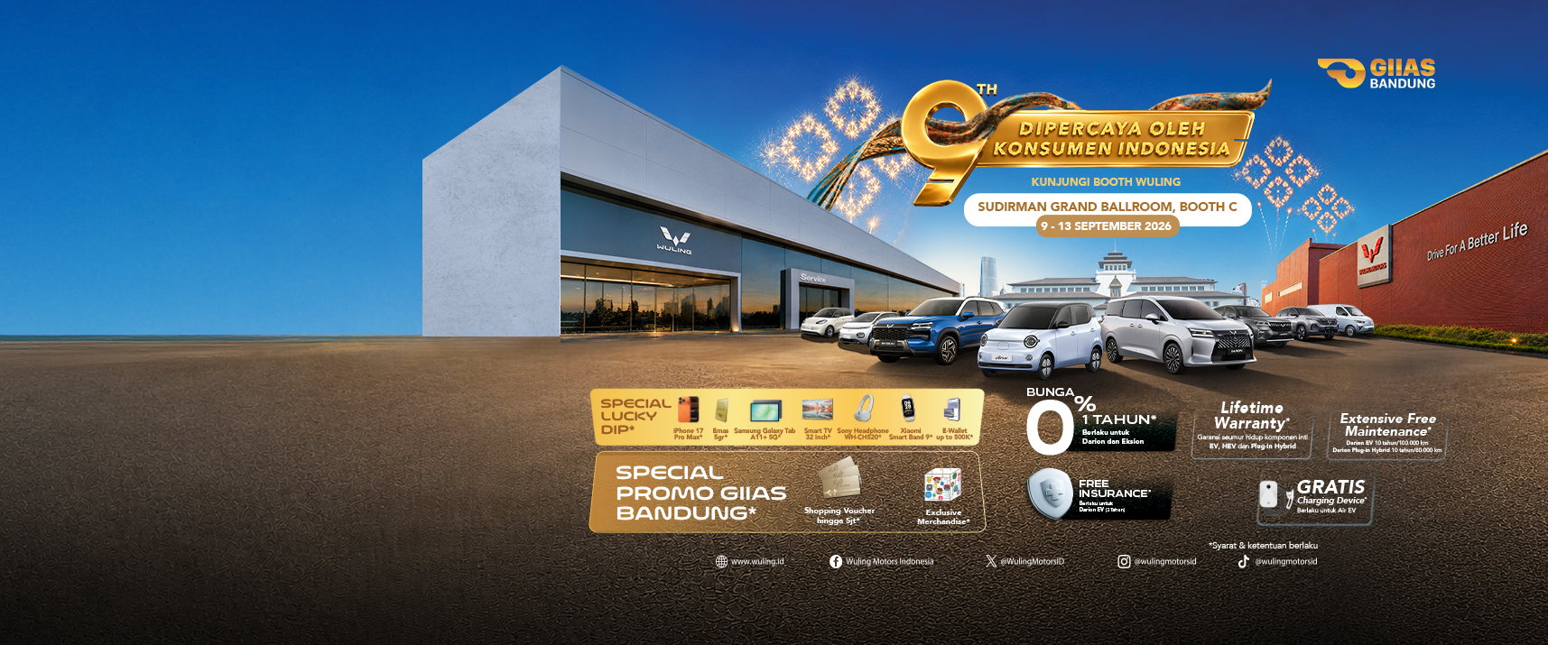 Promo Wuling di GIIAS Bandung 2026
